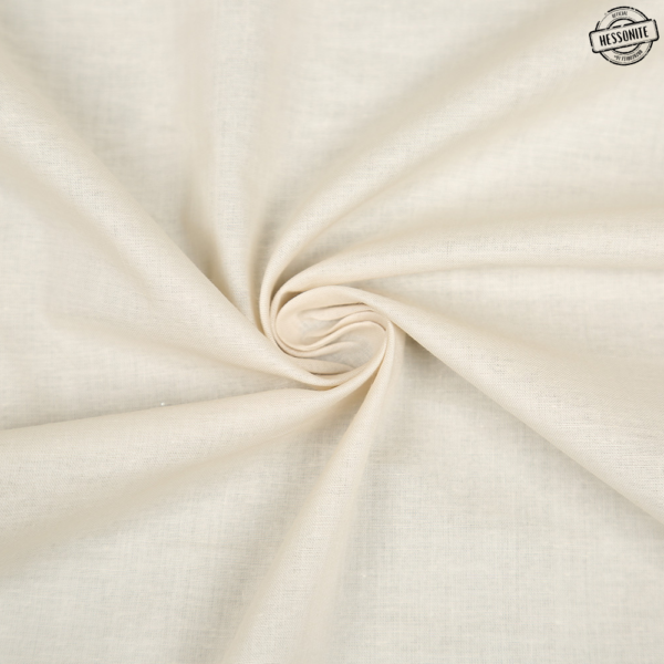 Beige Plain Cambric Fabric