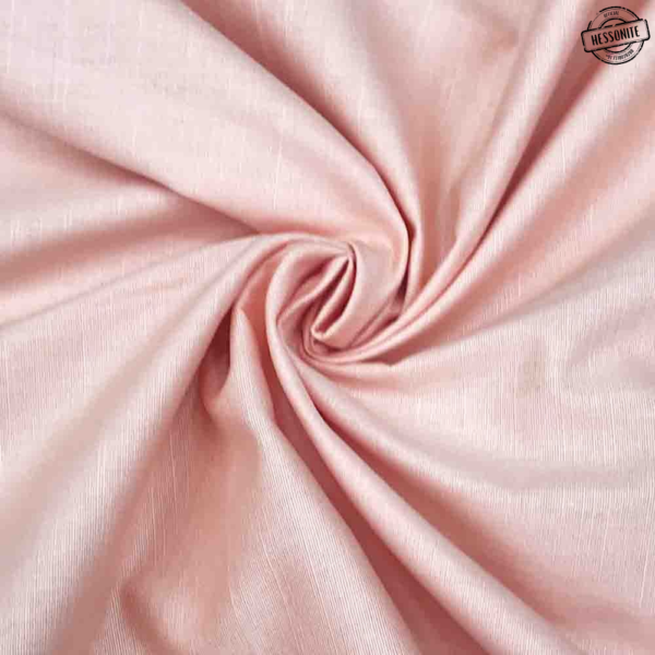 Light Pink Plain Linen Fabric