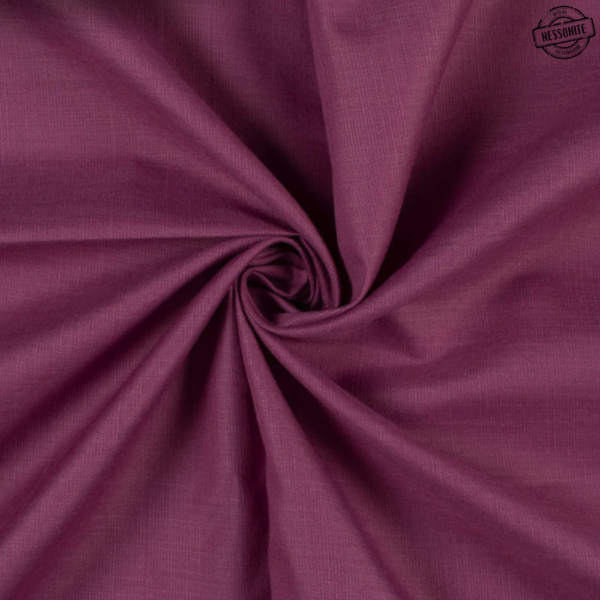 Purple Plain Cotton Slub Fabric