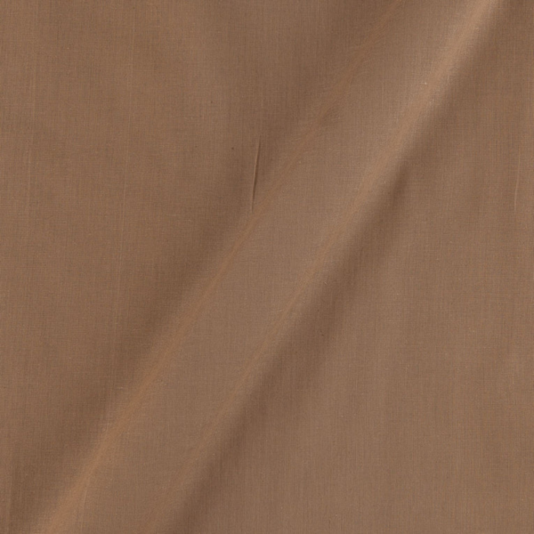 Natural Brown Plain Astar Fabric