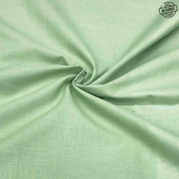 Sea Green Plain Linen Fabric