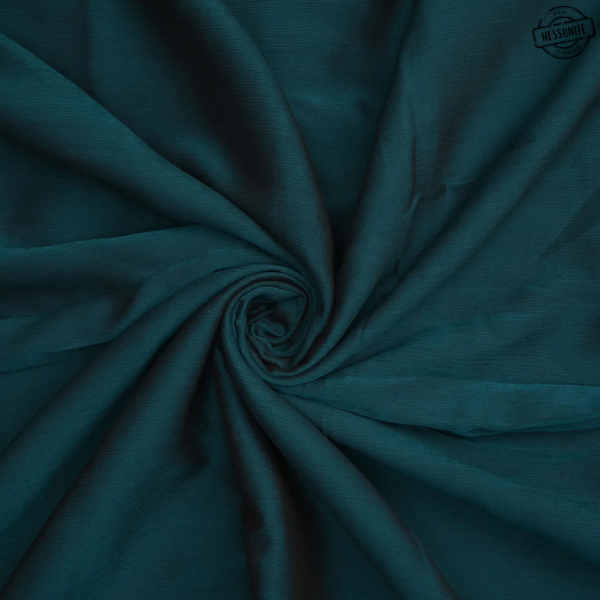 Blue Coral Plain Chiffon Fabric