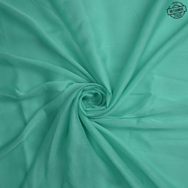 Light Mint Green Plain Chiffon Fabric