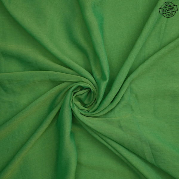 Olive Green Plain Chiffon Fabric