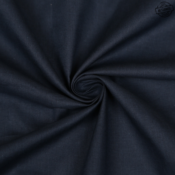 Navy Blue Plain Cambric Fabric
