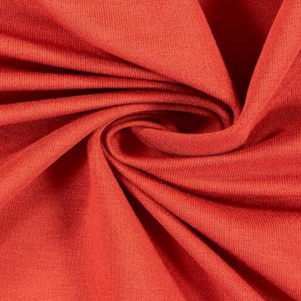 Red Plain Cotton Jam Fabric