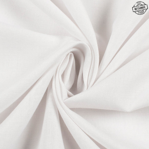 White Plain Cotton Slub Fabric