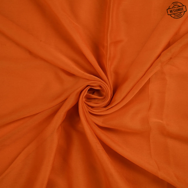 Orange Plain Chiffon Fabric