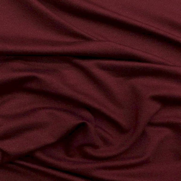 Maroon Plain Cotton Jam Fabric